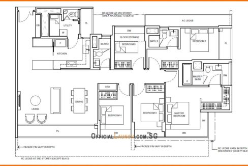 Coco Palms Floor Plan