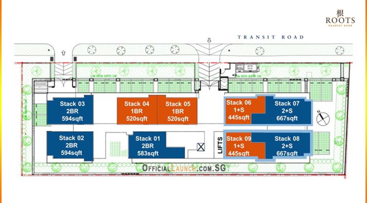 Roots At Transit Site Map