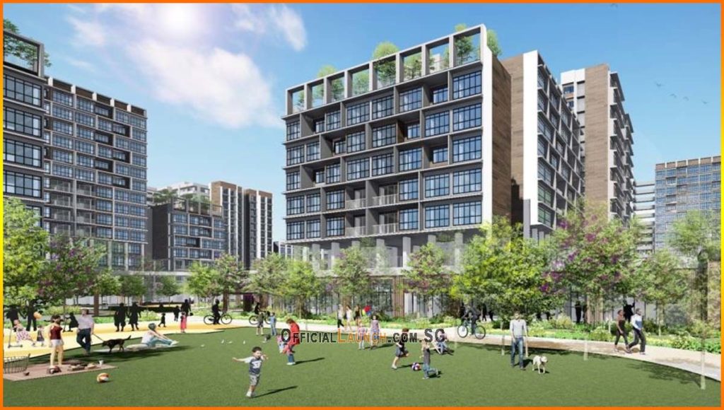 The executive condominium project sits in Tengah's Garden district, one of five planned for the estate. PHOTO: HDB