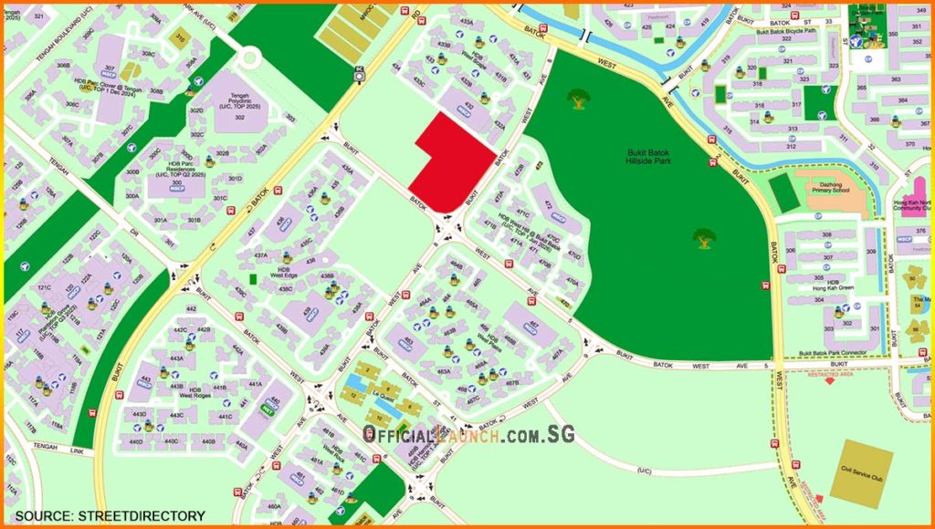 Bukit Batok West Ave 8 Ec Location Map Altura